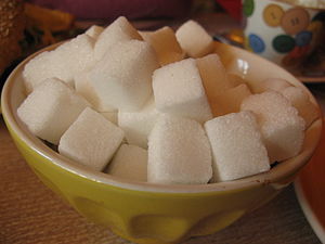English: Sugar cubes. Español: Terrones de azúcar.