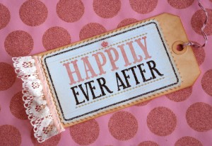 Giant 'Happily Ever After' Tag