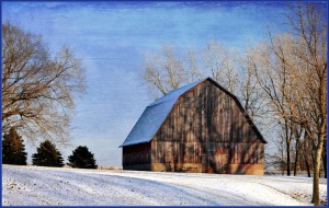 Winter Barn