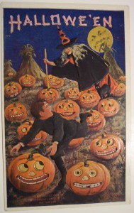 Vintage Halloween Postcard