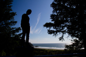 Anousha at Cape Disappointment